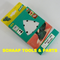 Schuurbladen voor multischuurmachines 102x62/93 wit korrel 180 | 1129